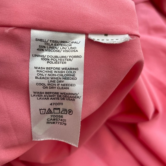 Ann Taylor Petite fit and flare Linen dress size 2P - Picture 12 of 12